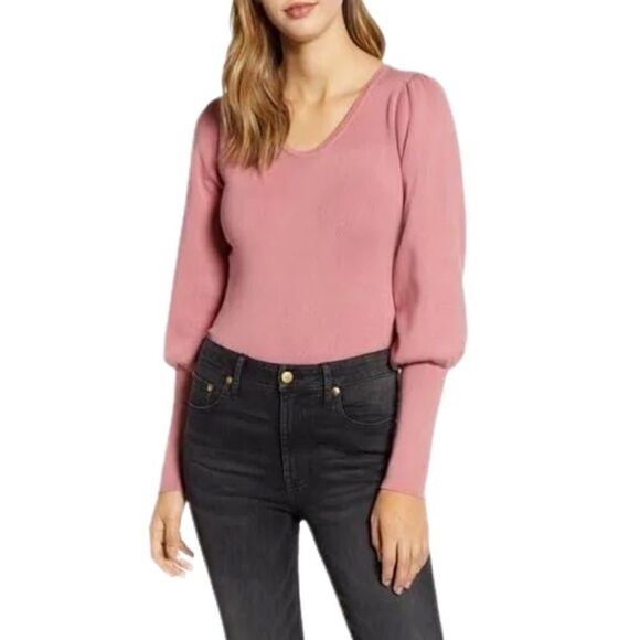 Rachel Parcell Juliet Sleeve Sweater - Picture 1 of 4